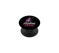 George Washington Werewolf Playing Guitar Founding Freak Alt PopSockets Adhesive PopGrip