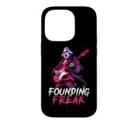 George Washington Zombie Playing Guitar Founding Freak Band Case for iPhone 14 Pro