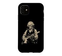 George Washington Zombie Undead Playing Guitar Alt Goth Band Case for iPhone 11