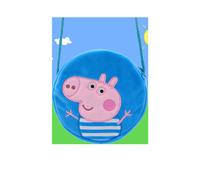 (GeorgeRound) Peppa Pig Cute Piggy Peachy Plush Handbag Female Girl Kawaii Shoulder Bag