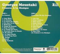 GEORGES MOUSTAKI - L'AMOUR A LA MUSIQUE [PAZZAZZ] NEW CD