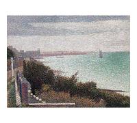 Georges Pierre Seurat Grandcamp Un Soir Large Art Print Poster Wall Decor Premium Mural