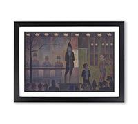 Georges-Pierre Seurat The Performer at The Circus Framed Print | A2 Oak Framed Wall Art | Ready to Hang | Modern Nature Picture | Living Room Bedroom Lounge Office
