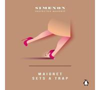 Georges Simenon Maigret Sets a Trap Paperback Book in White Georges Simenon White