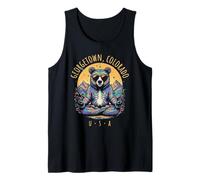 Georgetown Colorado Abstract Bear Chill Zen Yoga Design Tank Top