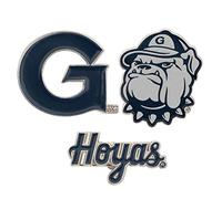 Georgetown University Pin Logo Enamel Made of Metal (Pin Set), Bronze, no gemstone