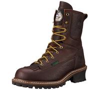 Georgia Boot Lace-to-Toe Waterproof Work Boot, Chocolate, 12 Wide