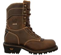 Georgia Boot Men's Amp Lt 600g Insulated Composite Toe Logger BRN 9" Work, Brown, 13 Wide