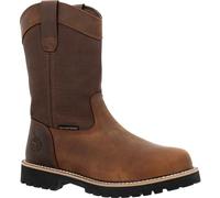 Georgia Boot Men's Core 37 Steel Toe Waterproof Work Boot, Brown, 11 UK