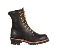 Georgia Boot Men's Logger 8" Black Non Steel,Oily Black,12 M US