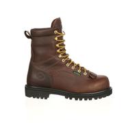 Georgia Boot Men's Logger Boot Work Shoe, Chocolate, 11.5