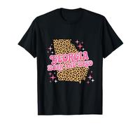 Georgia Born and Bred Leopard Print T-Shirt