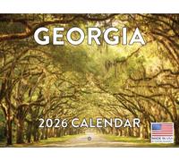Georgia Calendar 2026 Monthly Wall Calender 12 Month | American Made In The USA
