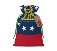 Georgia Flag Print Christmas Bag Holiday Present Sack Xmas For Seasonal Decor Gift Wrapping