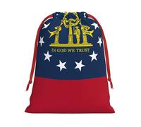 Georgia Flag Print Gift Stylish Bags Holiday Parties Wedding Favors Candy Wrapping Storage Reusable