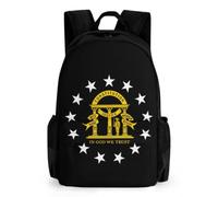 Georgia Flag U.S.A. Casual Backpack Lightweight Laptop Travel Bag