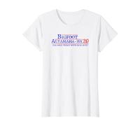Georgia Folklore Altamaha Bigfoot Cryptid Value Graphic T-Shirt, Women, White, L