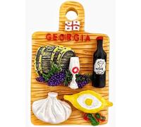 Georgia Fridge Magnet Tourist Souvenir Home Decoration Refrigerator Creative Hand Painted Craft Collection