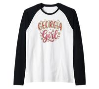 Georgia Glam for Girls Bougie Cute Georgia Raglan Baseball Tee