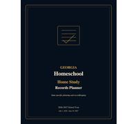 Georgia Homeschool Home Study Records Planner: 2026-2027 School Year