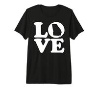 Georgia Love Map Graphic Premium T-Shirt