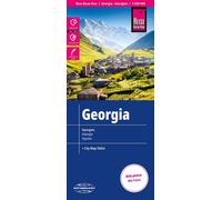 Georgia Map 1:350,000 scale - including Tbilisi city map: reiß- und wasserfest (world mapping project)