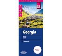 Georgia Map 1:350,000 scale - including Tbilisi city map: reiß- und wasserfest (world mapping project)