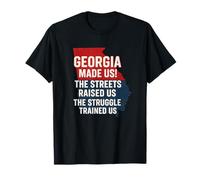 Georgia Map Quote Peach State Home Pride Heritage T-Shirt