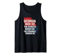 Georgia Map Quote Peach State Home Pride Heritage Tank Top