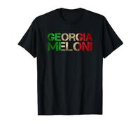 Georgia Meloni Italian Hero Flag T-Shirt