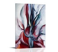 Georgia O’Keeffe, Autumn Trees-The Maple, 1924 Classic Posters Poster Canvas Wall Art Decorative Bedroom Modern Home Print Picture Artworkss 12x18inch(30x45cm)