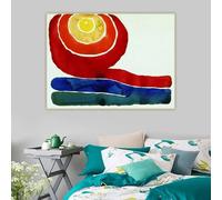 Georgia O‘Keeffe " Evening Star No. III " Canvas Prints Oil Painting Artwork Print Poster Picture Decor Home Decoration(60x90cm)