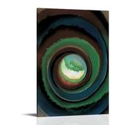 Georgia O’Keeffe, Pond in The Woods, 1922 Classic Posters Poster Painting On Canvas Wall Art Scroll Picture Print Living Room Walls Decor Homes 20x30inch(50x75cm)