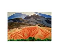 Georgia O'Keefe Famous Work (Black Mesa Landscape, New Mexico - Out Back of Mary`s II) Print Poster Art Canvas Painting Decor Wall Print Photo Home Modern Decoratives 12x18inch(30x45cm)