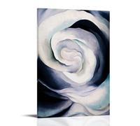 Georgia O'keeffe Painter Works《White Rose》Poster Print Photo Art Painting Canvas Home Decorative Bedroom Modern Decors Gifts 20x30inch(50x75cm)