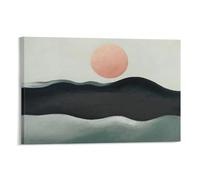 Georgia Okeeffe Print Painting SUNSET LONG ISLAND 1939 Canvas Poster Wall Art Picture Prints Hanging Photo Decor Home Posters Artworks 16x24inch(40x60cm)