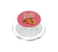 Georgia Peaches Sweet Iced Tea Retro Fruit Souvenir Graphic PopSockets PopGrip for MagSafe