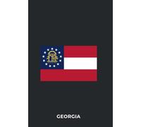 GEORGIA - Premium Lined Journal | 6" x 9" | Soft Cover | 120+ Pages - State Flag Edition: A High-Quality State Notebook - Ideal for School, Work, or Everyday Notes