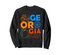 Georgia Souvenir Men Georgia Peaches Lover Georgia Sweatshirt
