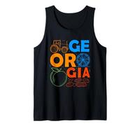 Georgia Souvenir Men Georgia Peaches Lover Georgia Tank Top