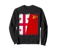 Georgia Soviet Union Flag Georgian CCCP Heritage Sweatshirt