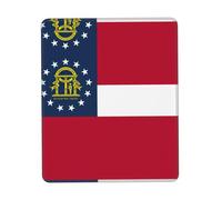 Georgia State Flag Printing Mouse Pads for Computers Laptop Mouse with Nonslip Rubber Base Keyboard Mat Desk Pad