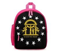 Georgia State Flag U.S.A. Funny Backpacks Lightweight Travel Bag Daypacks for Camping Hiking 12.5"