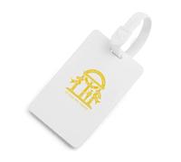 Georgia State Flag U.S.A. Funny Luggage Tag with ID Name Card Stylish Suitcase Labels Baggage Bag Tags