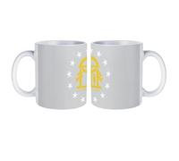 Georgia State Flag U.S.A. Novelty Coffee Mug with Handle Ceramic Tea Cup Mugs for Home Office 11 Oz