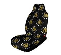 Georgia State Flag U.S.A. Stylish Car Seat Covers Non-Slip Universal Fit Front Seats Protector for SUV Truck