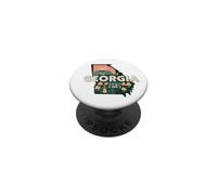 Georgia State Map Road Trip Atlanta Columbus Augusta Macon PopSockets Adhesive PopGrip