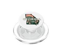 Georgia State Map Road Trip Atlanta Columbus Augusta Macon PopSockets PopGrip for MagSafe