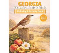 Georgia State Symbols & Birds: Coloring & Activity Book for Kids