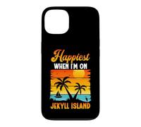 Georgia Vacation Palm Tree Travel Happiest Jekyll Island Case for iPhone 13